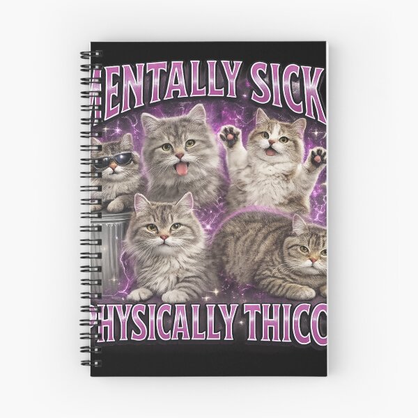 Item preview, mentally sick physically thick designed and sold by itswallcraft.