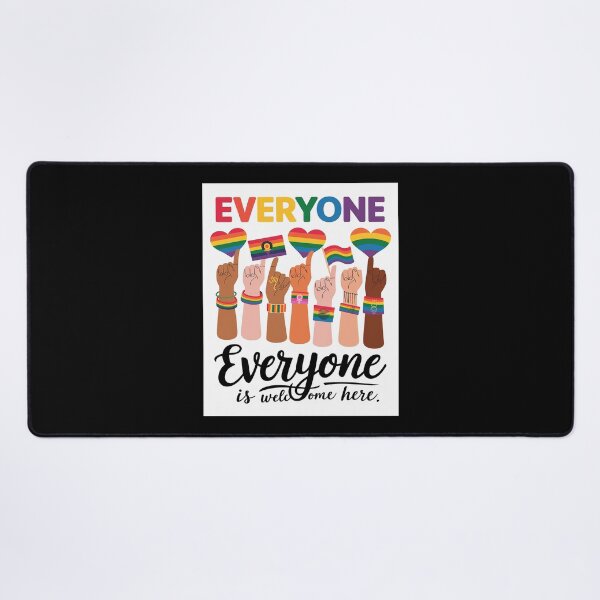 Item preview, Everyone Is Welcome Here Rainbow designed and sold by FadeOfThrone.