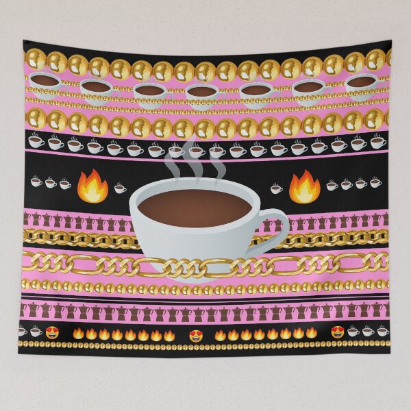Item preview,  than a sip of coffee? The aroma smells and the caffeine gives our body strength and energy. So you can start the day relaxed.
The design by Mallybeau Mauswohn shows an elegant pattern with a deliciously fragrant coffee cup designed and sold by Mauswohn.
