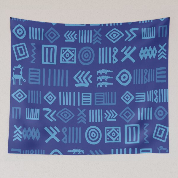 Item preview, Authentic Bogolan Pattern - Tribal Art of Mali designed and sold by Wolagno.