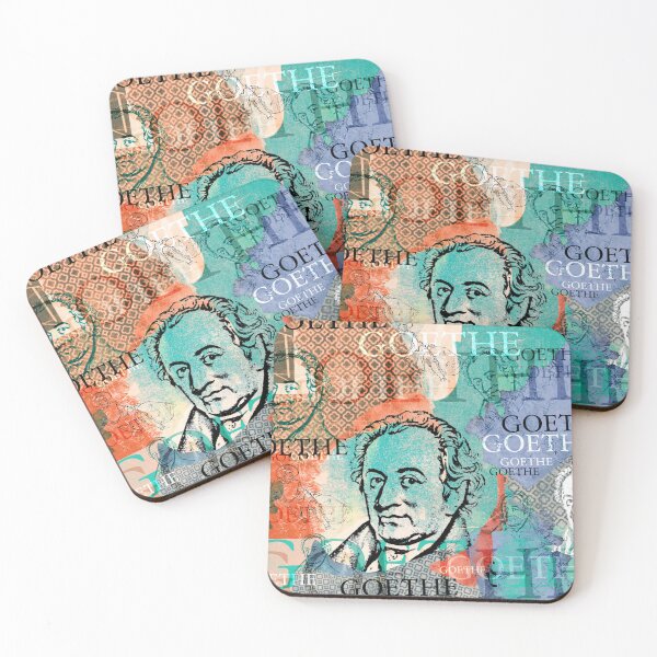 Item preview, Johann Wolfgang von Goethe – Aesthetic Pop Art Portrait Collage designed and sold by Mauswohn.