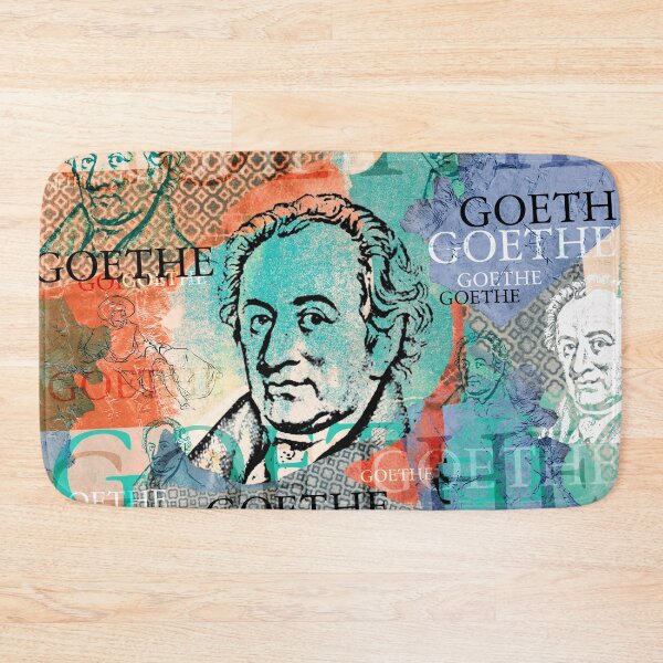 Item preview, Johann Wolfgang von Goethe – Aesthetic Pop Art Portrait Collage designed and sold by Mauswohn.