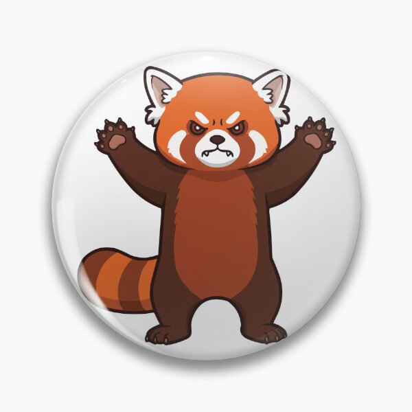 Item preview, I Am Very Scary - Ferocious Red Panda Defense designed and sold by Petzzz.