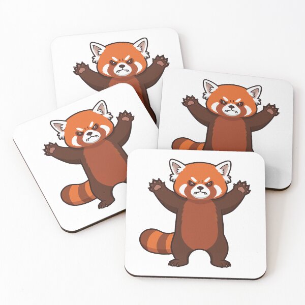 Item preview, I Am Very Scary - Ferocious Red Panda Defense designed and sold by Petzzz.