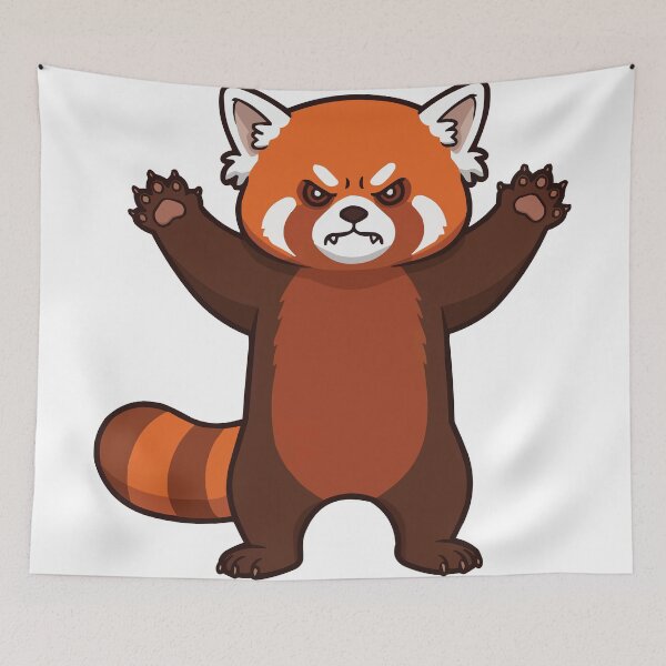 Item preview, I Am Very Scary - Ferocious Red Panda Defense designed and sold by Petzzz.