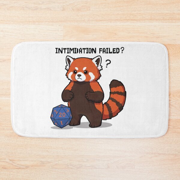 Item preview, Intimidation Check Failed - Red Panda RPG designed and sold by Petzzz.
