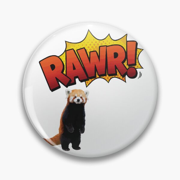 Item preview, Tiny Rawr - Angry Red Panda designed and sold by Petzzz.