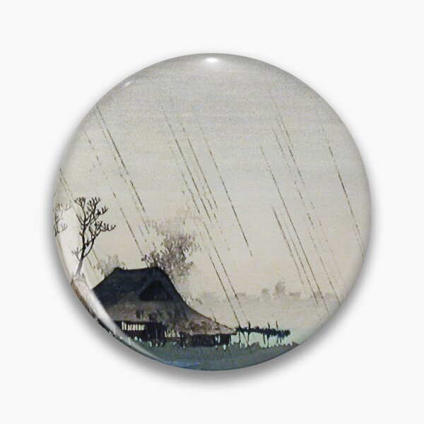 Item preview, Sudden Rain on the Riverbank - Hiroaki Takahashi Vintage Print designed and sold by Open Canvas.