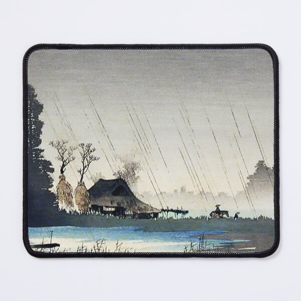 Item preview, Sudden Rain on the Riverbank - Hiroaki Takahashi Vintage Print designed and sold by Open Canvas.