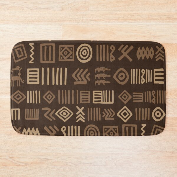 Item preview, Authentic Bogolan Pattern - Tribal Art of Mali designed and sold by Wolagno.