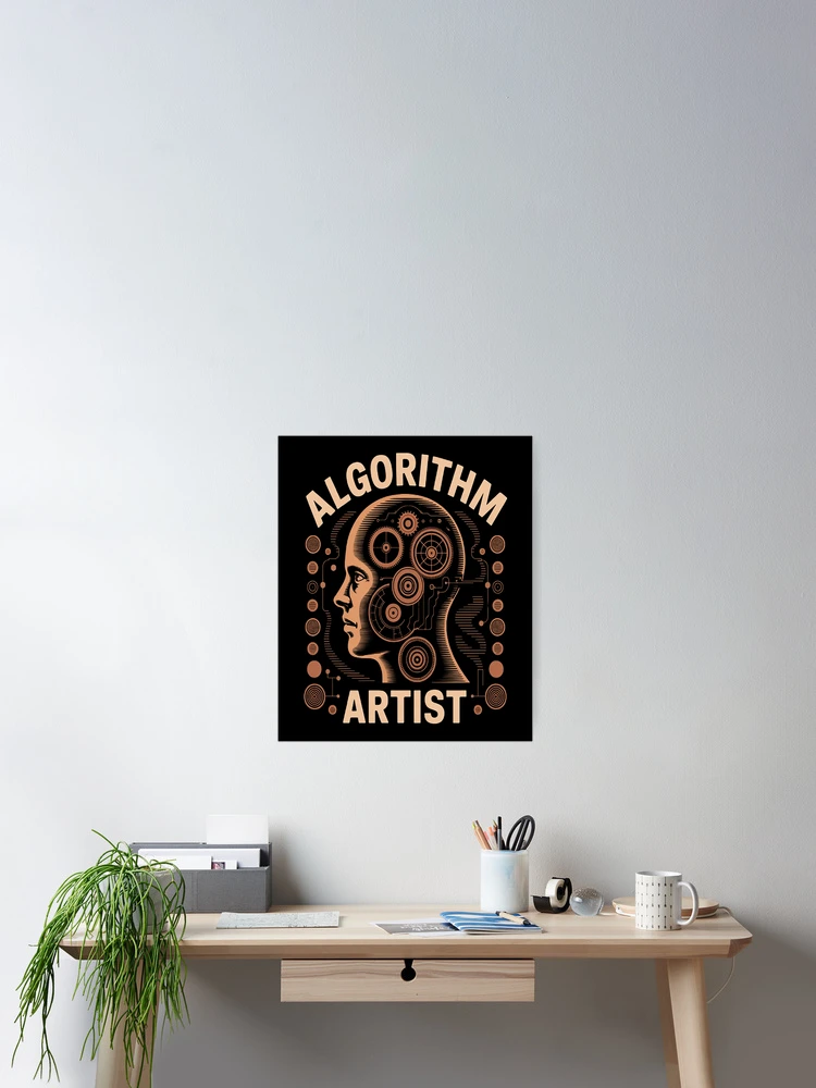 Thumbnail 2 of 3, Poster, Algorithm Artist designed and sold by SignaturalGen.