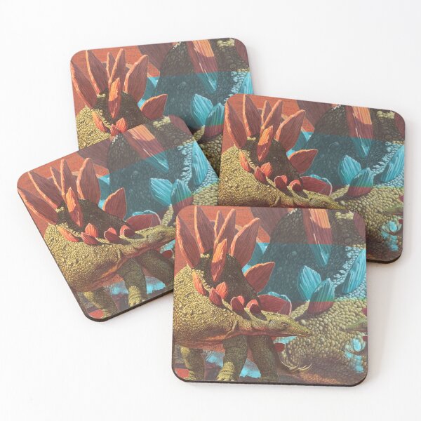 Item preview, Stegosaurus prehistoric times – Aesthetic dinosaur illustration designed and sold by Mauswohn.