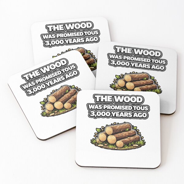 Item preview, The Wood Was Promised to Us 3,000 Years Ago – Bold Statement Graphic designed and sold by Purdiole-art.