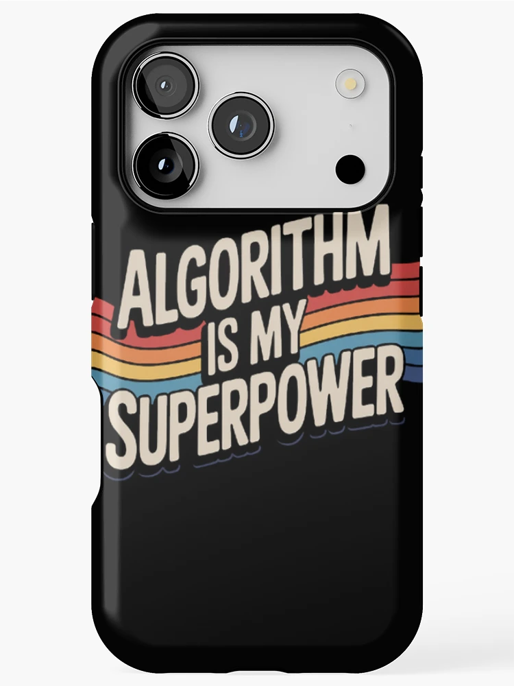 Thumbnail 1 of 4, iPhone Case, Algorithm is My Superpower Algorithm designed and sold by SignaturalGen.