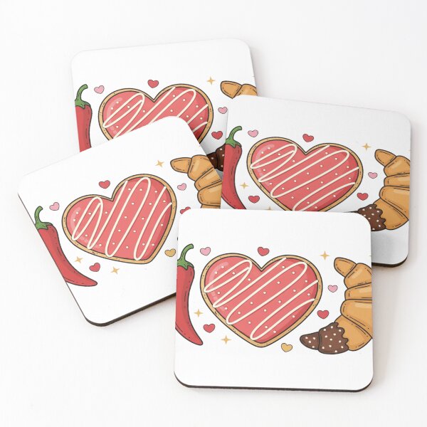 Item preview, Spicy Sweet Love – Cute Food Illustration designed and sold by Meryem Mamouni.