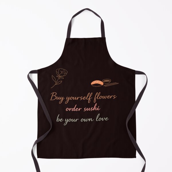 Item preview, Buy Yourself Flowers, Order Sushi – Minimal Self Love Valentine Design designed and sold by FrameFlow.