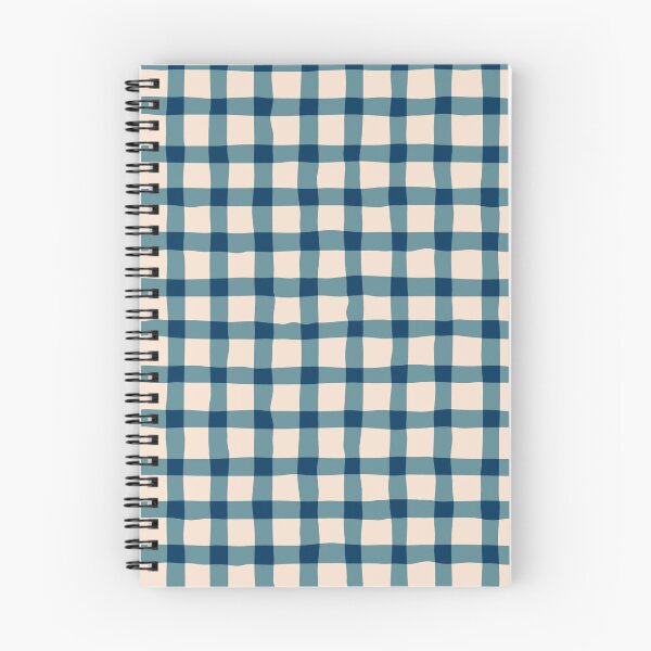 Item preview, Blue organic gingham  designed and sold by mirimo.