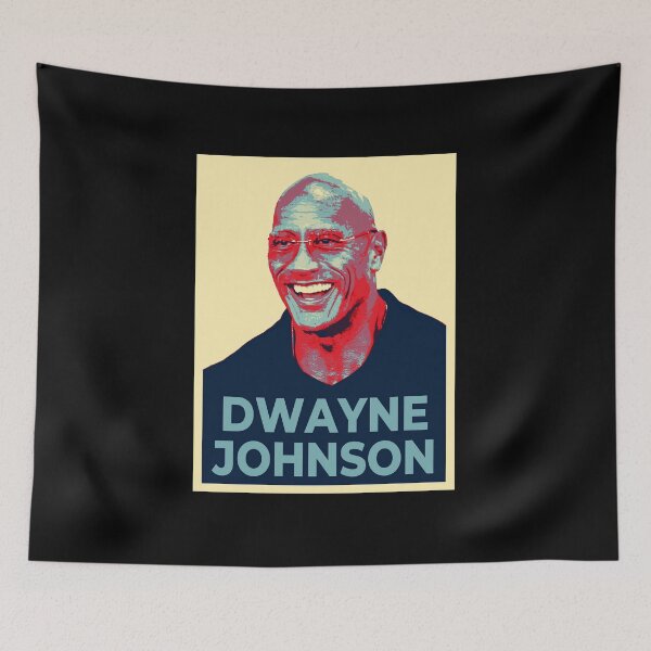Artikelvorschau, Dwayne Johnson Pop-Art-Porträt entworfen und verkauft von Loreenenning.