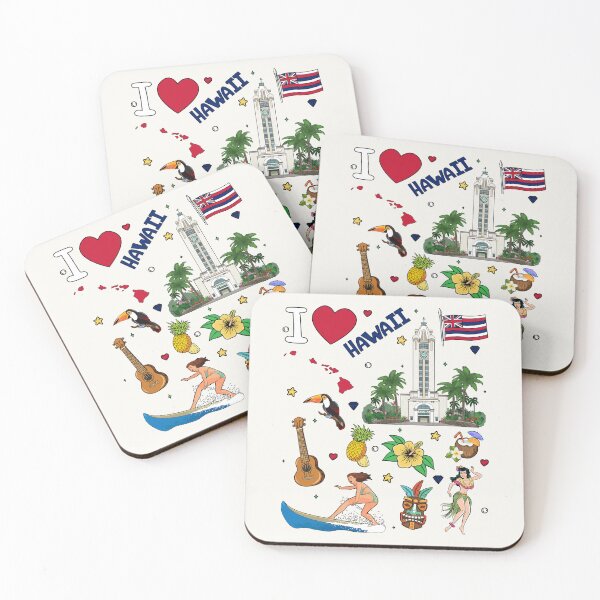 Item preview, Vintage Hawaii Aloha State, Retro Tropical Paradise Memories designed and sold by mashmosh.