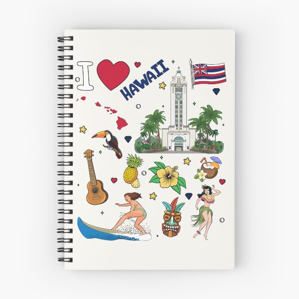 Item preview, Vintage Hawaii Aloha State, Retro Tropical Paradise Memories designed and sold by mashmosh.