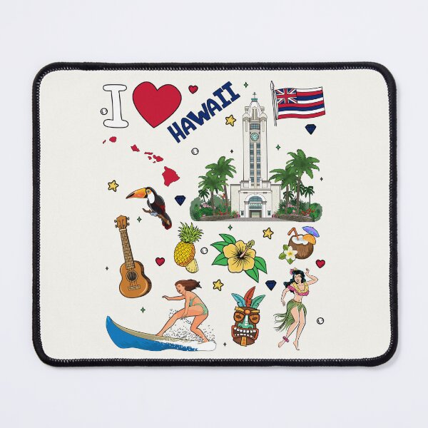 Item preview, Vintage Hawaii Aloha State, Retro Tropical Paradise Memories designed and sold by mashmosh.