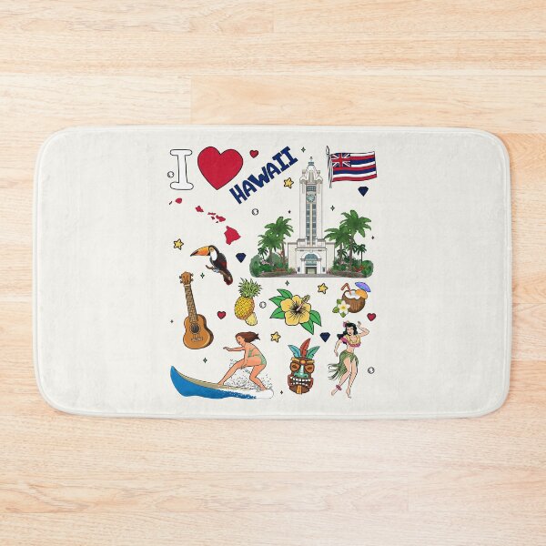 Item preview, Vintage Hawaii Aloha State, Retro Tropical Paradise Memories designed and sold by mashmosh.