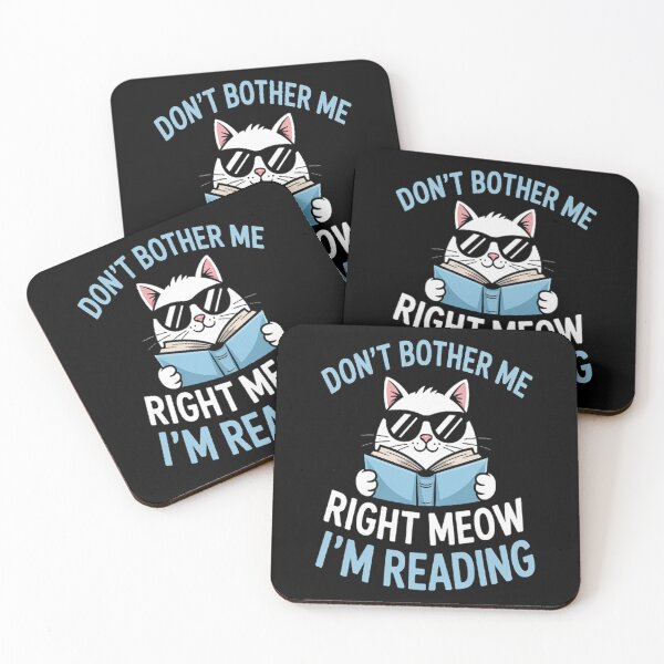 Item preview, Cat Reading Humor Dont Bother Me Right Meow designed and sold by LacostCarl.