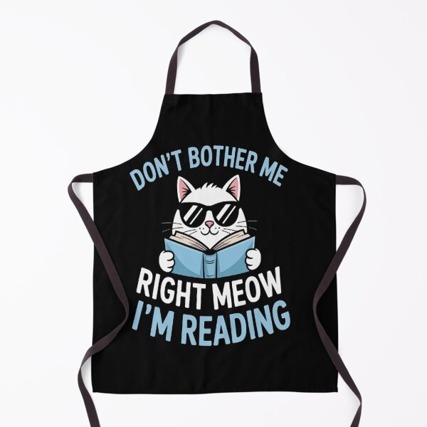 Item preview, Cat Reading Humor Dont Bother Me Right Meow designed and sold by LacostCarl.