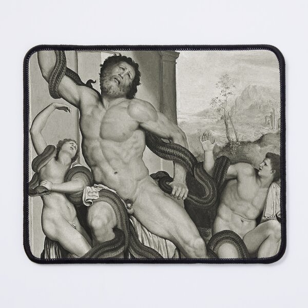 Item preview, Laocoon Artwork Painting in Grayscale designed and sold by redstar19.