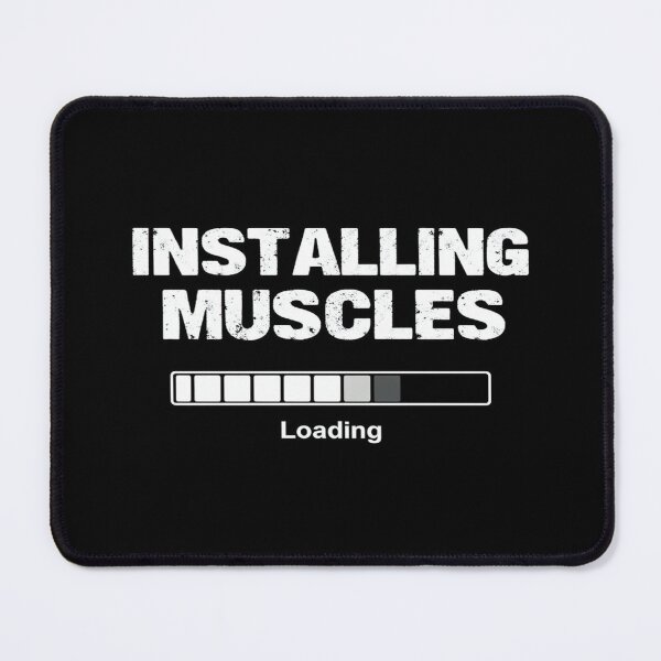 Item preview, Installing Muscles Funny Gym Loading Bar Design – Workout Motivation for Fitness Lovers & Lifters designed and sold by Bright Nest Studio.