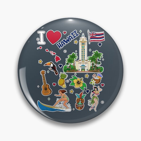 Item preview, Ultimate Hawaii Vacation Vibes - Tropical Summer Sticker Pack designed and sold by mashmosh.