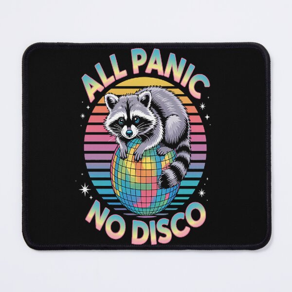 Item preview, All Panic No Disco Raccoon for Fun Lovers designed and sold by SignaturalGen.
