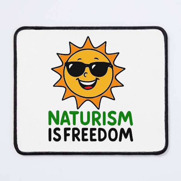 Item preview, Naturism Is Freedom designed and sold by FootprintDesign.