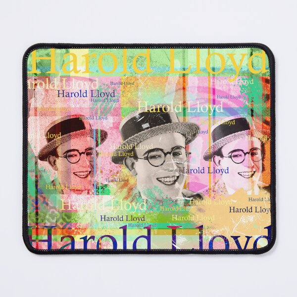 Item preview, Harold Lloyd Portrait – Aesthetic Silent Film Pop Art Collage designed and sold by Mauswohn.