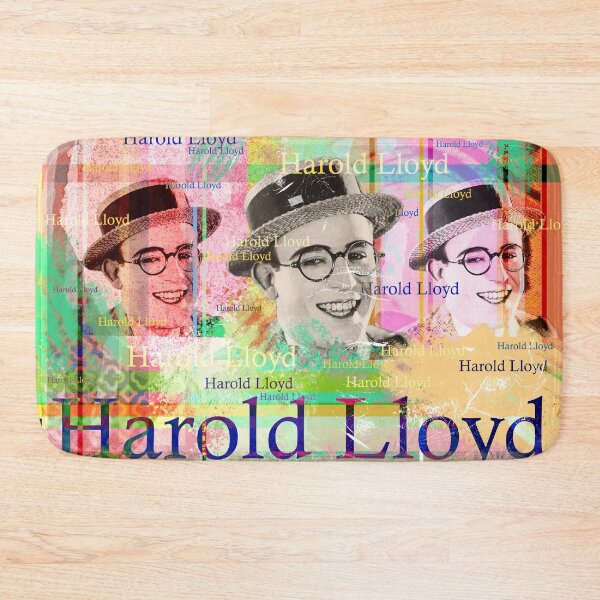 Item preview, Harold Lloyd Portrait – Aesthetic Silent Film Pop Art Collage designed and sold by Mauswohn.