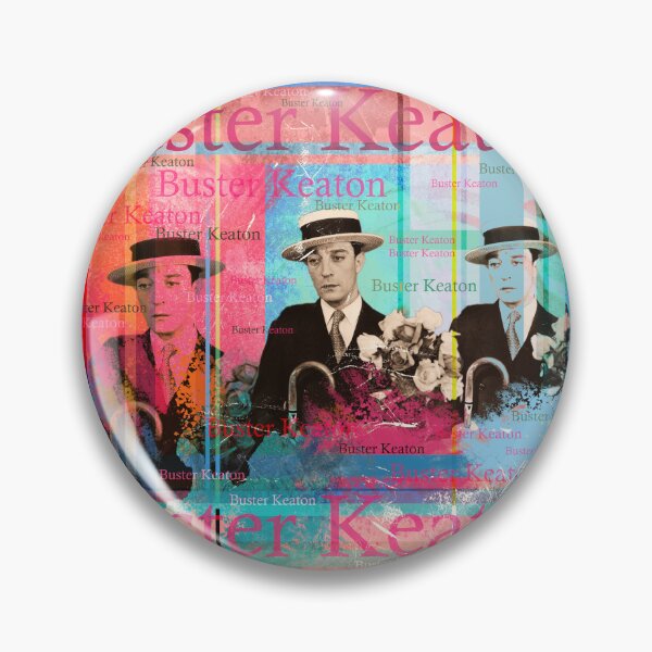 Item preview, Buster Keaton Portrait – Aesthetic Silent Film Pop Art Collage designed and sold by Mauswohn.