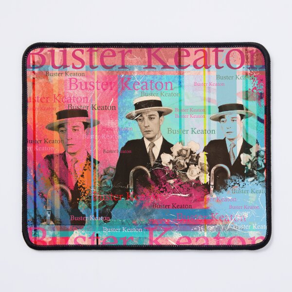 Item preview, Buster Keaton Portrait – Aesthetic Silent Film Pop Art Collage designed and sold by Mauswohn.