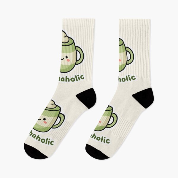Item preview, Matchaholic Cute Matcha Lover Illustration | Kawaii Green Tea Aesthetic Art designed and sold by MuseAI.