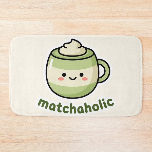 Item preview, Matchaholic Cute Matcha Lover Illustration | Kawaii Green Tea Aesthetic Art designed and sold by MuseAI.