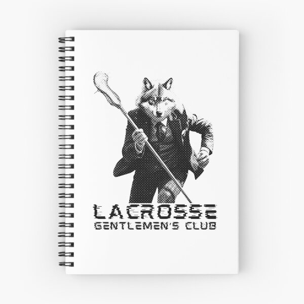 Item preview, Lacrosse Gentlemens Club Wolf Lacrosse Player Funny designed and sold by TrueArtsStore.
