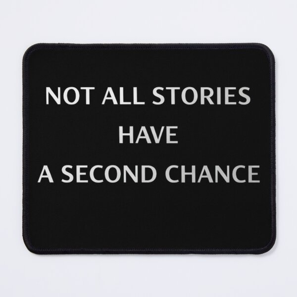 Item preview, Not All Stories Have a Second Chance – Dark Minimal Typography Quote Design designed and sold by TTStudio.