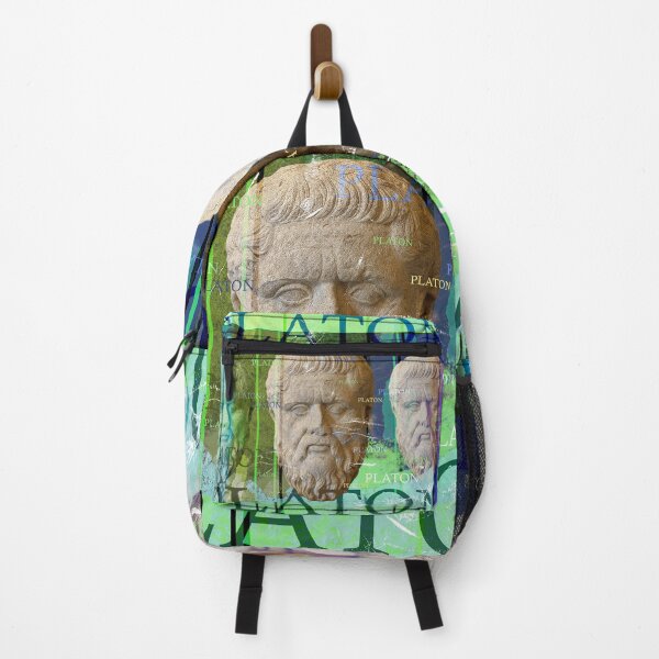 Item preview, Plato Portrait – Aesthetic Philosophy Pop Art Collage designed and sold by Mauswohn.