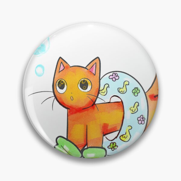 Item preview, Floatie Cat designed and sold by nimsyart.