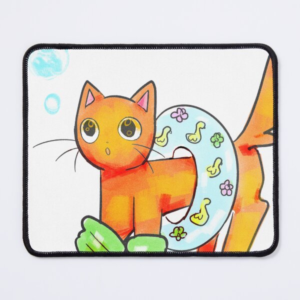 Item preview, Floatie Cat designed and sold by nimsyart.