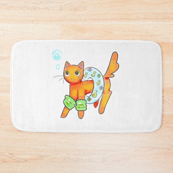 Item preview, Floatie Cat designed and sold by nimsyart.