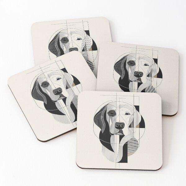 Item preview, Minimalist labrador retriever Portrait designed and sold by lautir.