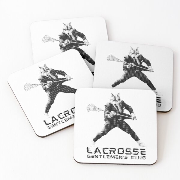 Item preview, Lacrosse Gentlemens Club Wolf Lacrosse Player Funny designed and sold by TrueArtsStore.