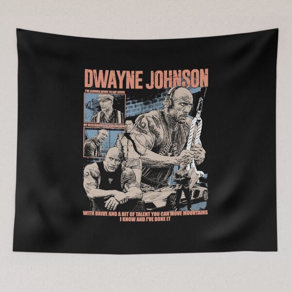 Artikelvorschau, Dwayne Johnson Vintage Action Poster entworfen und verkauft von Loreenenning.