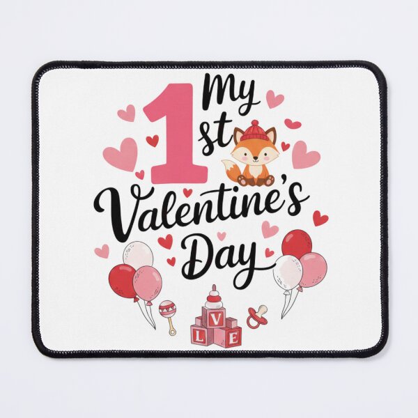 Item preview, My First Valentine – Cute First Valentine’s Day Design designed and sold by Meryem Mamouni.