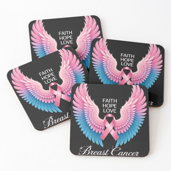 Item preview, Faith Hope Love Wings Breast Cancer Awareness designed and sold by tkhrbika.